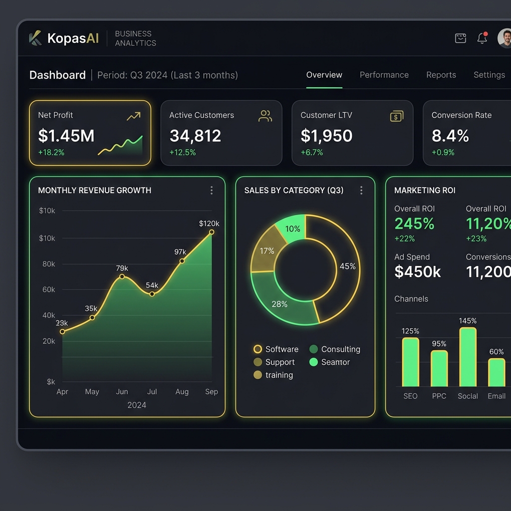 KopasAI Analytics Dashboard